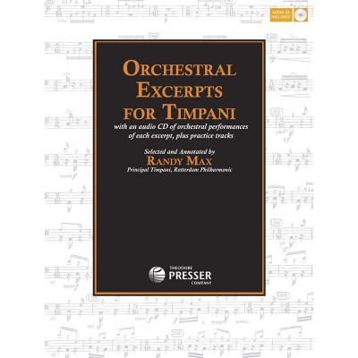 RANDY MAX - ORCHESTRAL EXCERPTS FOR TIMPANI + CD
