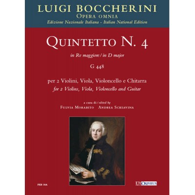 BOCCHERINI L. - QUINTET N°4 in D MAJOR - CORDES ET GUITARE 