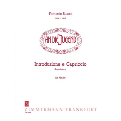 BUSONI F. - INTRODUZIONE E CAPRICCIO - PIANO
