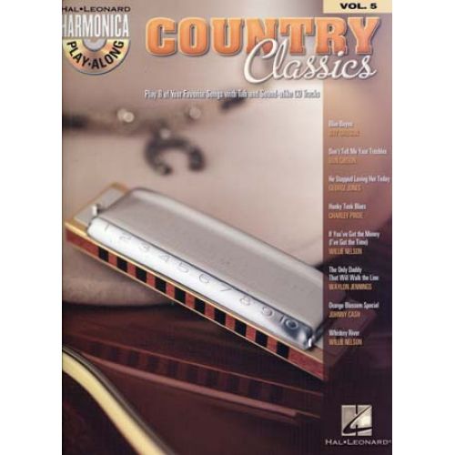 HARMONICA PLAY ALONG VOL.5 - COUNTRY CLASSICS + CD - HARMONICA