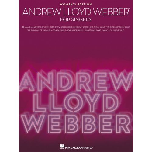 ANDREW LLOYD WEBBER FOR SINGERS WOMEN'S EDITION - VOICE