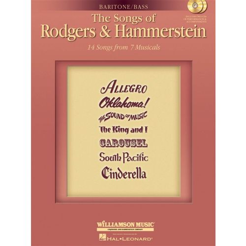 MUSIC SALES SONGS RODGERS HAMMERSTEIN BAR+ 2CD - BASS VOICE