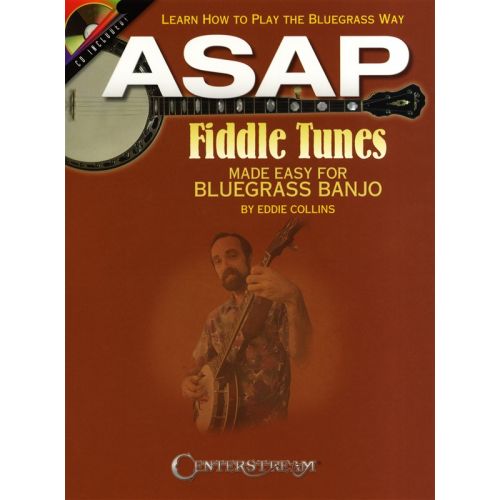 ASAP FIDDLE TUNES MADE EASY FOR BLUEGRASS BANJO TAB + CD - BANJO