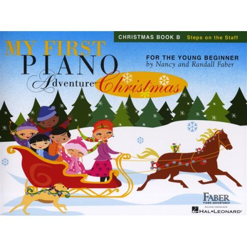 MY FIRST PIANO ADVENTURE CHRISTMAS BOOK B STEPS ON THE STAFF - PIANO SOLO