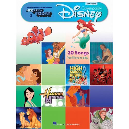 HAL LEONARD E-Z PLAY TODAY 3 CONTEMPORARY DISNEY - MELODY LINE, LYRICS AND CHORDS
