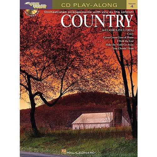 HAL LEONARD E-Z PLAY TODAY 4 COUNTRY + CD - PVG