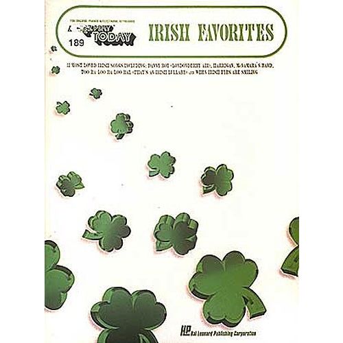 HAL LEONARD E-Z PLAY TODAY 189 IRISH FAVOURITES FOR ORGANS, PIANOS AND ELECTRONIC KEYBOARDS - KEYBOARD