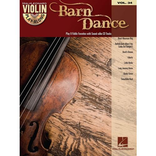 VIOLIN PLAY ALONG VOLUME 34 BARN DANCE + CD - VIOLIN