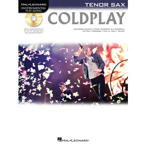 HAL LEONARD INSTRUMENTAL PLAY ALONG - COLDPLAY TSAX + CD - FLUTE