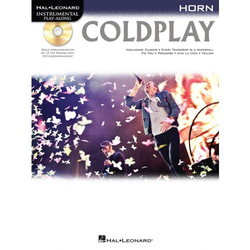 HAL LEONARD INSTRUMENTAL PLAY ALONG - COLDPLAY + CD - HORN