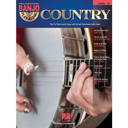 BANJO PLAY ALONG VOLUME 2 COUNTRY + CD - BANJO