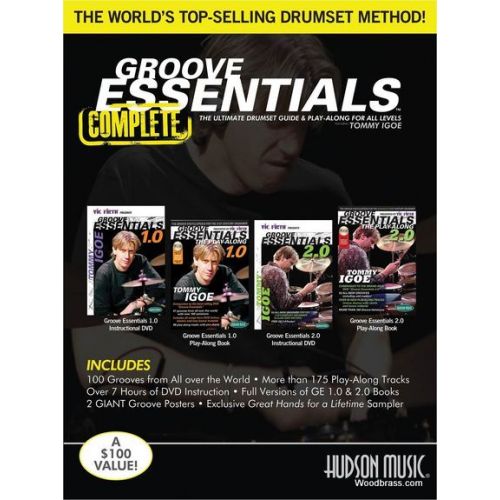 HUDSON MUSIC Igoe Tommy - Groove Essentials 1.0 / 2.0 Complete - Batterie