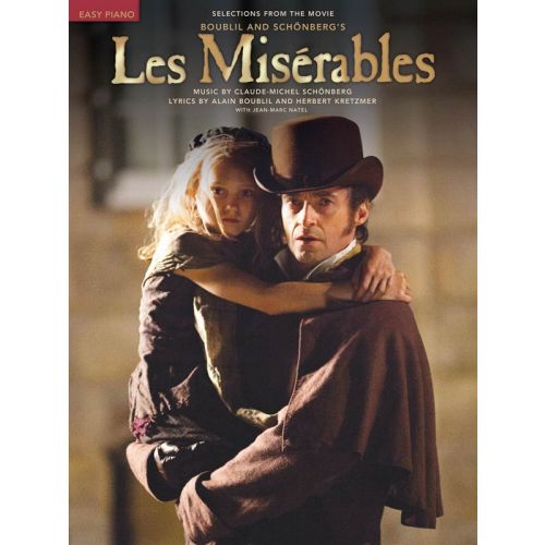 BOUBLIL AND SCHONBERG LES MISERABLES EASY PIANO SELECTIONS FROM MOVIE - PIANO SOLO