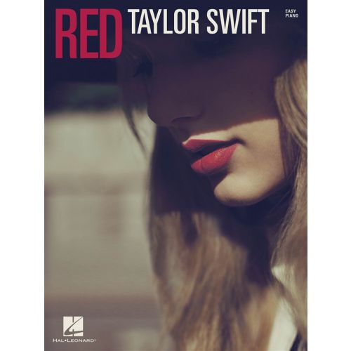 SWIFT TAYLOR RED EASY PIANO SONGBOOK - PIANO SOLO