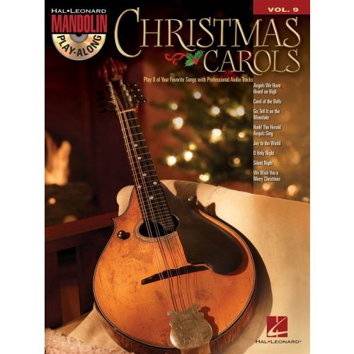 HAL LEONARD MANDOLIN PLAY ALONG VOLUME 9 CHRISTMAS CAROLS MAND + CD - MANDOLIN