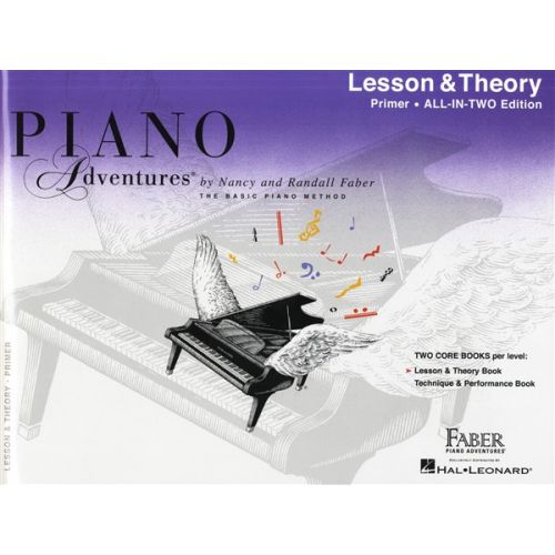 HAL LEONARD PIANO ADVENTURES ALL IN TWO PRIMER LESSON AND THEORY ANGLICISED - PIANO SOLO