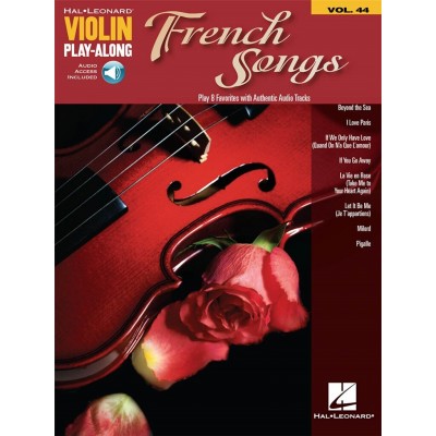FRENCH SONGS - VIOLIN PLAY ALONG VOL.44