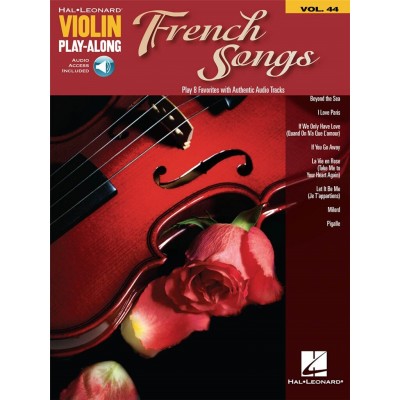 French Songs - Violin Play Along Vol.44