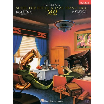 HAL LEONARD BOLLING CLAUDE - SUITE N°2 FOR FLUTE AND JAZZ PIANO TRIO - PARTIE DE FLUTE 
