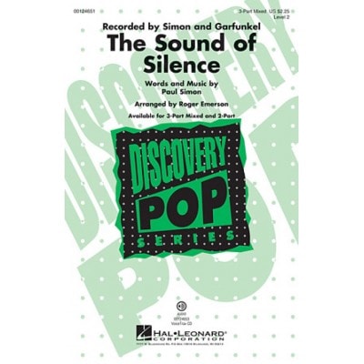 HAL LEONARD SIMON & GARFUNKEL - THE SOUND OF SILENCE (ARR. ROGER EMERSON)