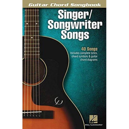 HAL LEONARD GUITAR CHORD SONGBOOK - SINGER/SONGWRITER SONGS