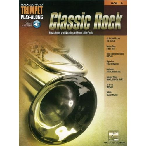 TRUMPET PLAY-ALONG VOL.3 - CLASSIC ROCK