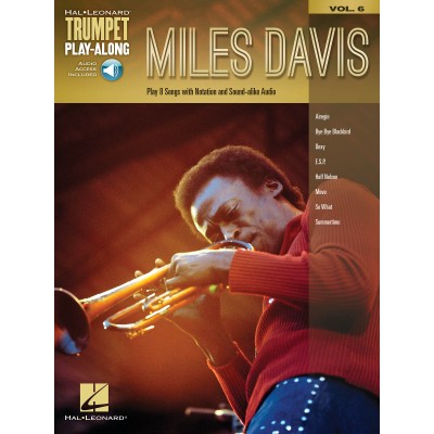 MILES DAVIS - HAL LEONARD TRUMPET PLAY-ALONG VOL.6