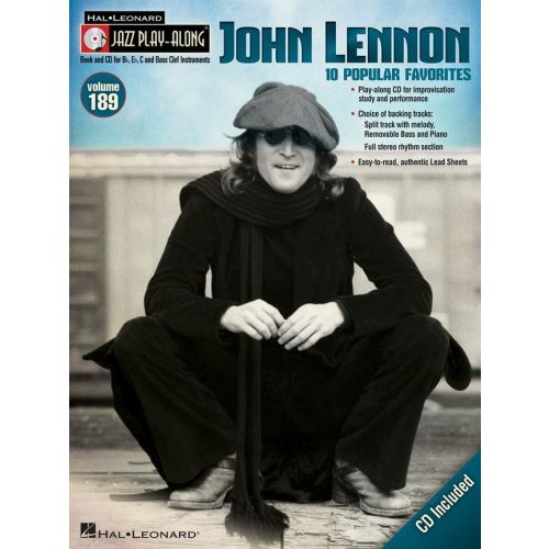 JAZZ PLAY ALONG VOL.189 - JOHN LENNON + CD