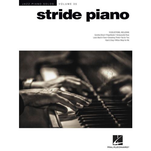 HAL LEONARD JAZZ PIANO SOLOS SERIES VOL.35 - STRIDE PIANO