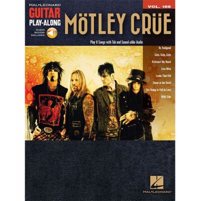 HAL LEONARD GUITAR PLAY-ALONG VOL.188 - MOTLEY CRUE