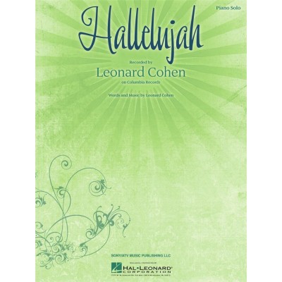 HAL LEONARD LEONARD COHEN - HALLELUJAH - PIANO SOLO