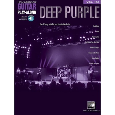 HAL LEONARD DEEP PURPLE - GUITAR PLAY-ALONG VOL.190