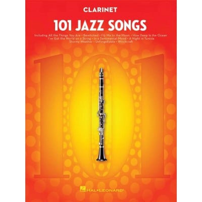 HAL LEONARD 101 JAZZ SONGS FOR CLARINET