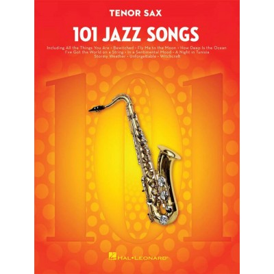 HAL LEONARD 101 JAZZ SONGS FOR TENOR SAX
