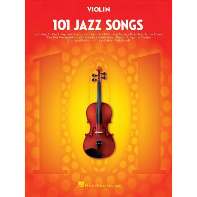 HAL LEONARD 101 JAZZ SONGS FOR VIOLIN