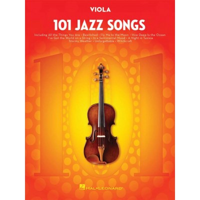 HAL LEONARD 101 JAZZ SONGS FOR VIOLA