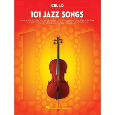 HAL LEONARD 101 JAZZ SONGS FOR CELLO