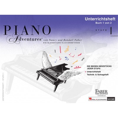 FABER PIANO ADVENTURES UNTERRICHTSHEFT STUFE 1 - BOOK 1 and 2