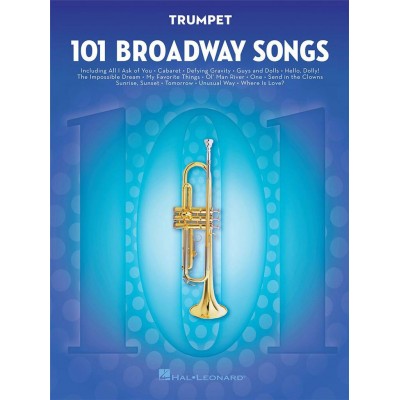101 BROADWAY SONGS FOR TRUMPET