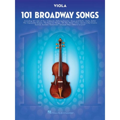 101 BROADWAY SONGS FOR VIOLA