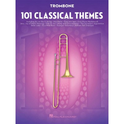 HAL LEONARD 101 Classical Themes For Trombone