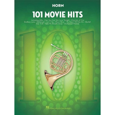 HAL LEONARD 101 MOVIE HITS FOR HORN