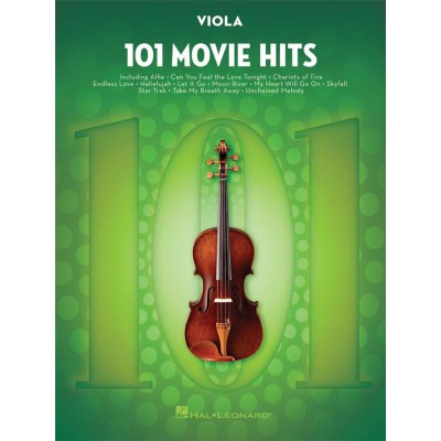 HAL LEONARD 101 MOVIE HITS FOR VIOLA