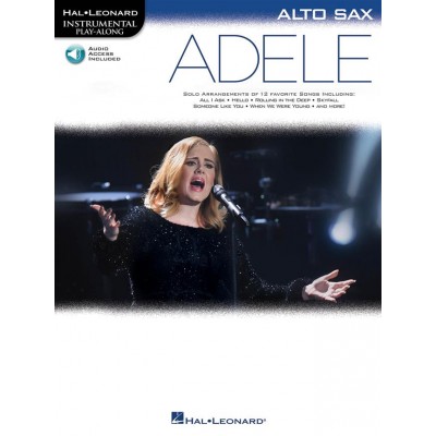 HAL LEONARD HAL LEONARD INSTRUMENTAL PLAY-ALONG - ADELE ALTO SAX + ACCES AUDIO EN LIGNE 
