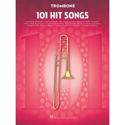 101 HIT SONGS - TROMBONE