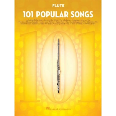 101 POPULAR SONGS - FLÛTE