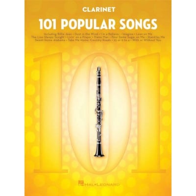 HAL LEONARD 101 POPULAR SONGS - CLARINETTE