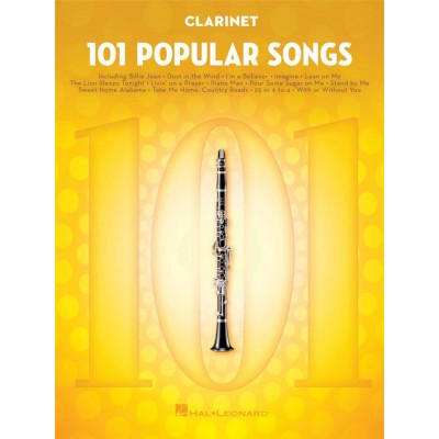 101 POPULAR SONGS - CLARINETTE