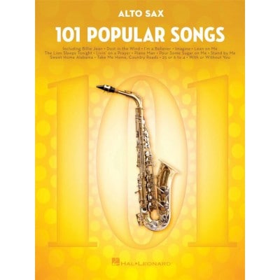 HAL LEONARD 101 POPULAR SONGS - SAX ALTO