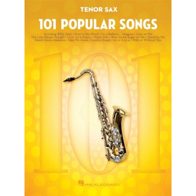 101 POPULAR SONGS - SAX TENOR